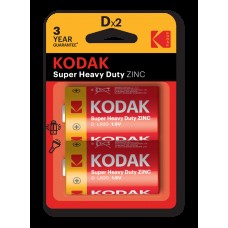 Элемент питания KODAK D (R20) BL2 Extra Heavy Duty