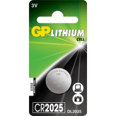Элемент питания (батарейка/таблетка) GP Lithium CR2025 [литиевая, DL2025, 2025, 3 В]