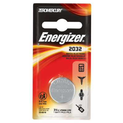 Элемент питания (батарейка/таблетка) Energizer CR2032 [литиевая, DL2032, 2032, 3 В]