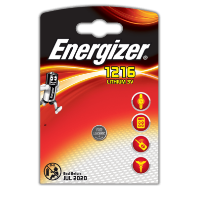 Элемент питания Energizer CR 1216 BL1