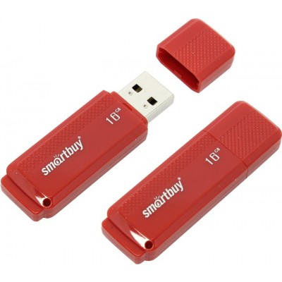 Флеш-накопитель 16GB Smart Buy Dock Red (SB16GBDK-R)