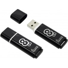 Флеш-накопитель 8GB Smart Buy Glossy Black (SB8GBGS-K)