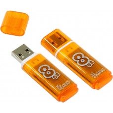 Флеш-накопитель 8GB Smart Buy Glossy orange (SB8GBGS-Or)