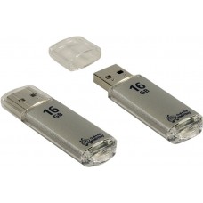 Флеш-накопитель 16GB Smart Buy V-Cut Silver (SB16GBVC-S)