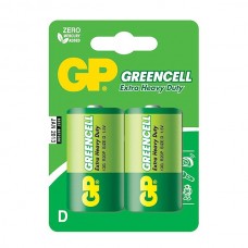 Элемент питания GP D (R20) Greencell 2BL
