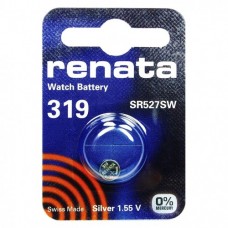 Элемент питания (батарейка/таблетка) Renata 319 [оксид-серебряная, SR527SW, SR64, 1.55 В]