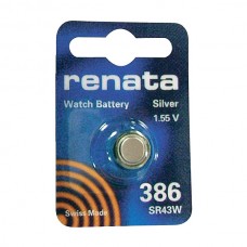 Элемент питания (батарейка/таблетка) Renata 386 [оксид-серебряная, SR43W, SR1142, SR43, 1.55 В]