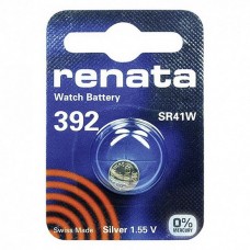 Элемент питания (батарейка/таблетка) Renata 392 [оксид-серебряная, SR41W, SR736, SR41, 1.55 В]