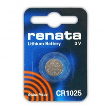 Элемент питания (батарейка/таблетка) Renata CR1025 [литиевая, DL1025, 3 В]