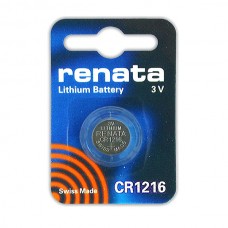 Элемент питания (батарейка/таблетка) Renata CR1216 [литиевая, DL1216, 3 В]