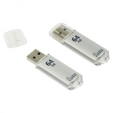 Флеш-накопитель 64GB Smart Buy V-Cut Silver (SB64GBVC-S3)