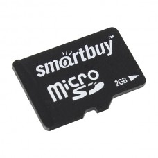 Карта памяти 2GB Smartbuy MicroSDHC Class 4 (SB2GBSD-00)