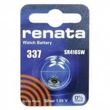 Элемент питания (батарейка/таблетка) Renata R337 [оксид-серебряная, 337, SR416SW, SR416, 1.55 В]