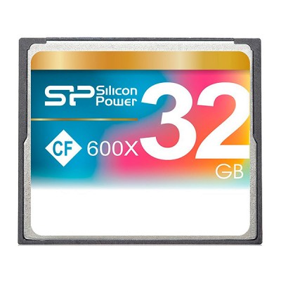 Флеш карта 32GB CF Silicon Power CompactFlash 600x (SP032GBCFC600V10)
