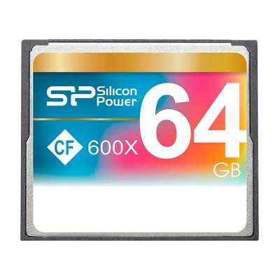 Флеш карта 64GB CF Silicon Power CompactFlash 600x (SP064GBCFC600V10)