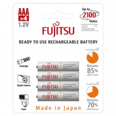 Батарея Fujitsu HR-4UTCEU(4B) AAA 750 mAh (4 шт)