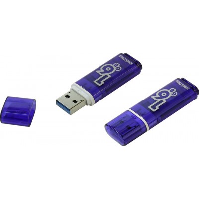 Флеш-накопитель 16GB Smart Buy Glossy series Dark Blue (SB16GBGS-DB)