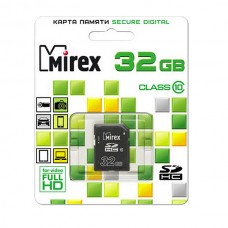 Карта памяти 32GB Mirex SDHC Class 10 (13611-SD10CD32)
