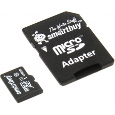 Карта памяти 128GB Smartbuy MicroSDXC Class 10 UHS-I + SD адаптер (SB128GBSDCL10-01)