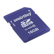 Карта памяти 16GB Smartbuy SDHC Class 10 (SB16GBSDHCCL10)