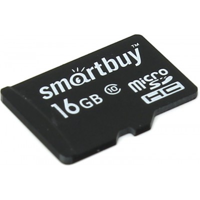 Карта памяти 16GB Smartbuy MicroSDHC Class 10 (SB16GBSDCL10-00)