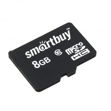Карта памяти 8GB Smartbuy MicroSDHC Class 10 (SB8GBSDCL10-00)