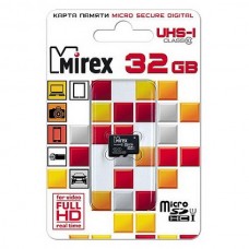 Карта памяти 32GB Mirex MicroSDHC Class 10 UHS-I (13612-MCSUHS32)