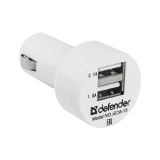 Автомобильный адаптер Defender ECA-15 2 порта USB