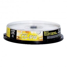 Диск SmartTrack CD-RW 700Mb 4-12x Cake Box (ST000198)