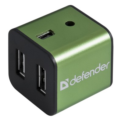 Универсальный USB разветвитель Defender Quadro Iron USB 2.0, 4 порта