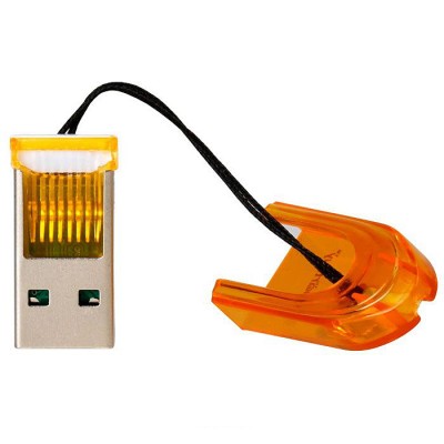 Картридер Smartbuy MicroSD, оранжевый (SBR-710-O)