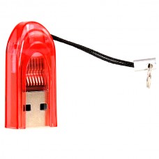 Картридер Smartbuy MicroSD, красный (SBR-710-R)