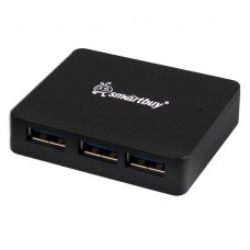 USB разветвитель Smartbuy USB 3.0 4 порта, черный (SBHA-6000-K)