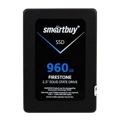 Твердотельный накопитель 960GB Smartbuy Firestone, 2.5, SATA III (SB960GB-FRST-25SAT3)