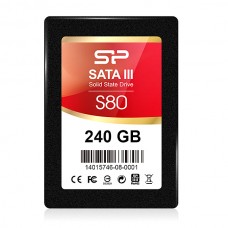Твердотельный диск 240GB Silicon Power S80, 2.5, SATA III (SP240GBSS3S80S25)