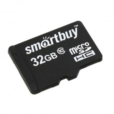Карта памяти 32GB Smartbuy MicroSDHC Сlass 10 UHS-I (SB32GBSDCL10-00)