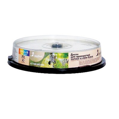 Диск SmartTrack DVD+R 4.7 GB 16x Inkjet CB-10 (ST000272)