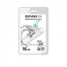 Флеш-накопитель USB 16GB Exployd 570 белый (EX-16GB-570-White)