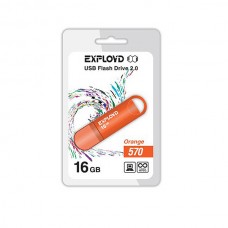 Флеш-накопитель USB 16GB Exployd 570 оранжевый (EX-16GB-570-Orange)