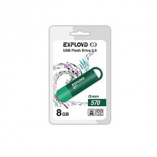 Флеш-накопитель USB 8GB Exployd 570 зеленый (EX-8GB-570-Green)