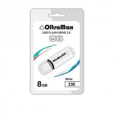 Флеш-накопитель USB 8GB OltraMax 230 белый (OM-8GB-230-White)