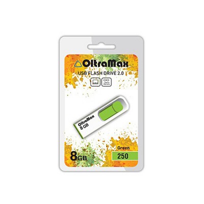 Флеш-накопитель USB 8GB OltraMax 250 зеленый (OM-8GB-250-Green)