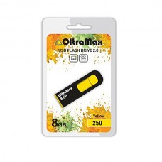Флеш-накопитель USB 8GB OltraMax 250 желтый (OM-8GB-250-Yellow)