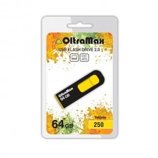 Флеш-накопитель USB 64GB OltraMax 250 желтый (OM-64GB-250-Yellow)