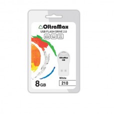 Флеш-накопитель USB 8GB OltraMax 210 белый (OM-8GB-210-White)