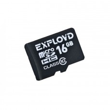 Карта памяти 16GB Exployd MicroSDHC Class 10 (EX0016GCSDHC10-W/A-AD)