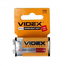 Элемент питания Videx 6F22/9V Card (крона) 
