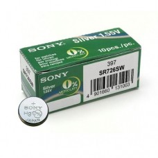 Элемент питания (батарейка/таблетка) Sony 397 [оксид-серебряная, SR726SW, SR726, SR59, 1.55 В]