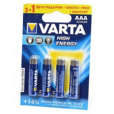 Элемент питания VARTA AAA (LR03) Longlife Power High Energy BL4