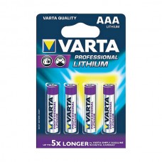 Элемент питания VARTA AAA (LR03) Professional Lithium BL4
